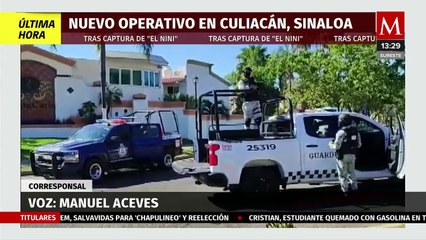 Reportan nuevo operativo en Culiacán, Sinaloa, tras la captura de 'El Nini'