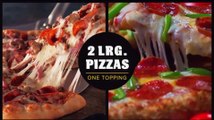 Happy's Pizza Commercial 2023 • (USA) • Large 2-Topping Pizzas for $19.99