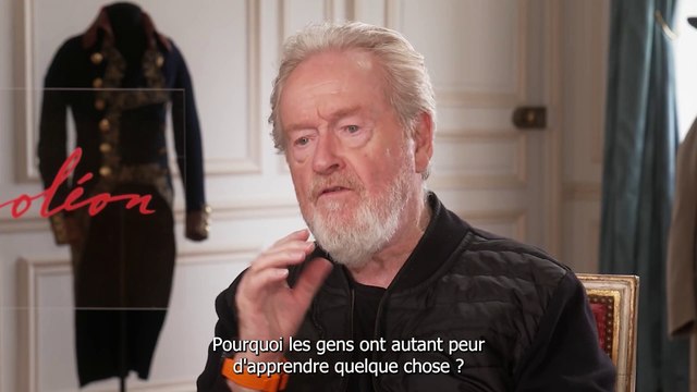Napoléon, films de Super-héros, batailles épiques, RIDLEY SCOTT nous dit tout !