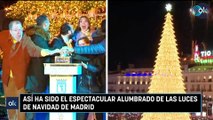 Así ha sido el espectacular alumbrado de las luces de Navidad de Madrid