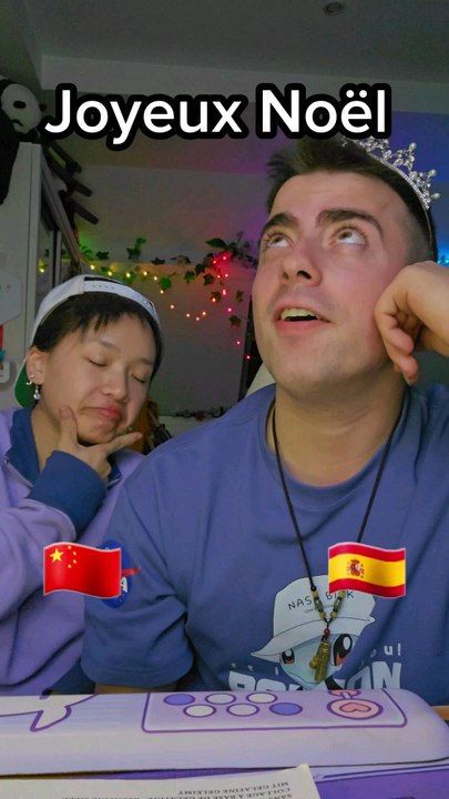 Des mots de Noël en espagnol VS Chinois