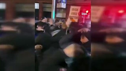 İrlanda'da bıçaklı saldırının ardından sokaklar savaş alanına döndü