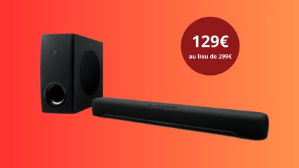 Offre exceptionnelle lors du Black Friday Boulanger : ne manquez pas cette affaire incroyable sur la barre de son Yamaha SR-C30A.