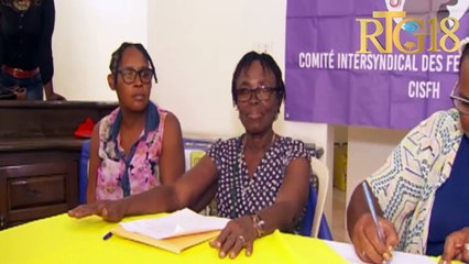 Komite entèsendikal fanm ayisyèn CISFH denonse zak vyolans nèg ak zam ap fè sou fanm nan tout peyi a