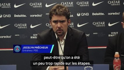 PSG - Prêcheur : "Katoto n’était pas encore tout à fait prête”