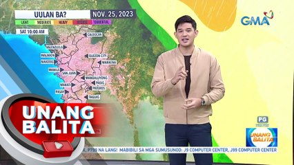 Hanging Amihan, pansamantalang hihina nagyong weekend - Weather update today as of 6:11 a.m. (November 24, 2023) | UB