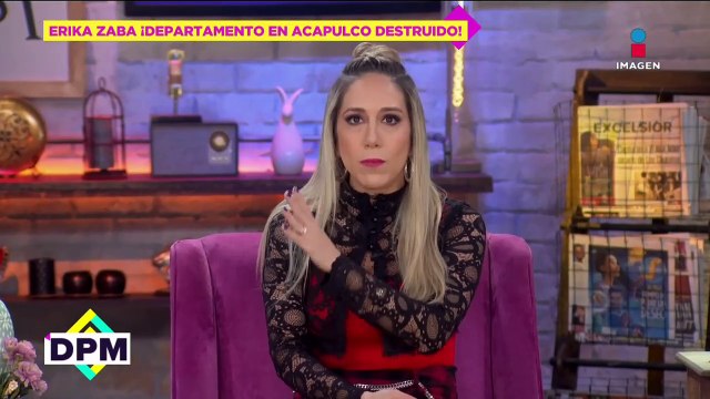 Así TERMINÓ el departamento de Erika Zaba en Acapulco tras el paso del huracán Otis