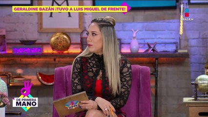 ¡Geraldine Bazán habla del concierto de Luis Miguel a lado de Giovanni Medina!