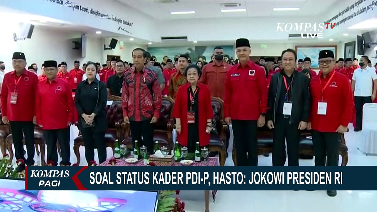 Ini Jawaban Hasto Kristiyanto soal Status Jokowi di PDIP