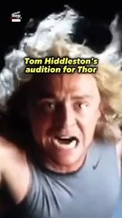 Tom Hiddleston actually auditioned for Thor not Loki
