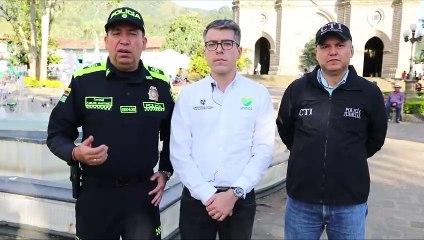 Aníbal Gaviria coordina despliegue de operativo en Jardín para capturar a los responsables del asesinato del comerciante Jorge Rendón