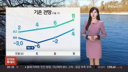 [날씨] 영하권 추위 속 곳곳 한파특보…충청·호남 눈