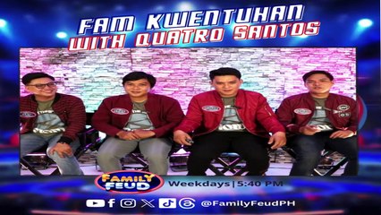 Family Feud: Fam Huddle with Quatro Santos | Online Exclusive
