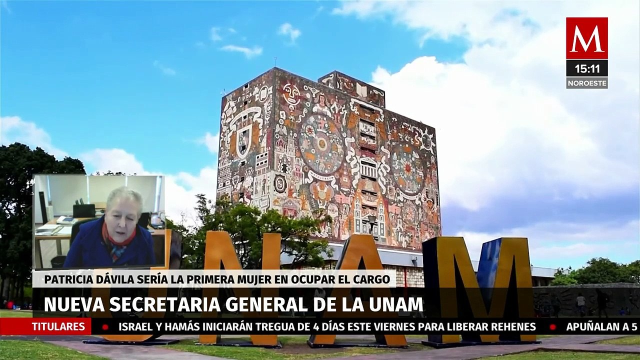 "La UNAM se estará acercando a que las mujeres participen en diferentes procesos": Patricia Dávila