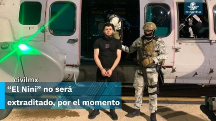 Frenan extradición de “El Nini”, jefe de seguridad de "Los Chapitos"
