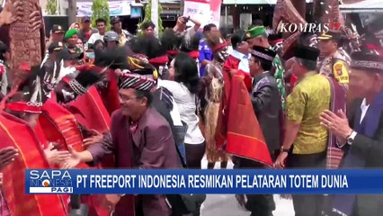 PT Freeport Indonesia Resmikan Pelataran Totem Dunia