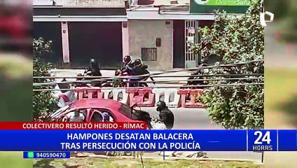 Rímac: Violento asalto a cambista termina en persecución y múltiples heridos