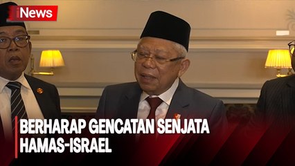 Harapan Wapres Ma’ruf Gencatan Senjata Hamas-Israel Tidak Hanya 4 Hari