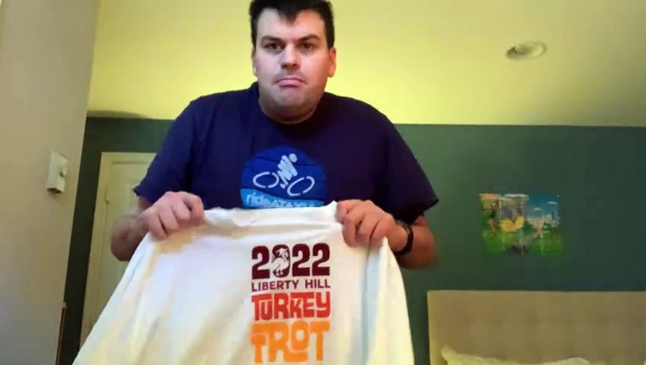 Me Reviewing the Turkey Tops Shirt