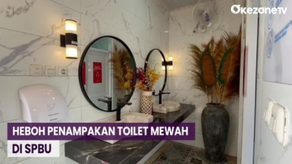 Viral! Toilet Mewah Ala Bintang 5 di SPBU Sukabumi