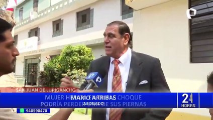 SJL: familia de mujer afectada en triple choque clama por ayuda