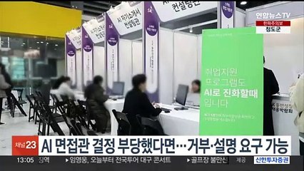 부당한 AI 면접관 결정, 거부·설명요구 가능해진다