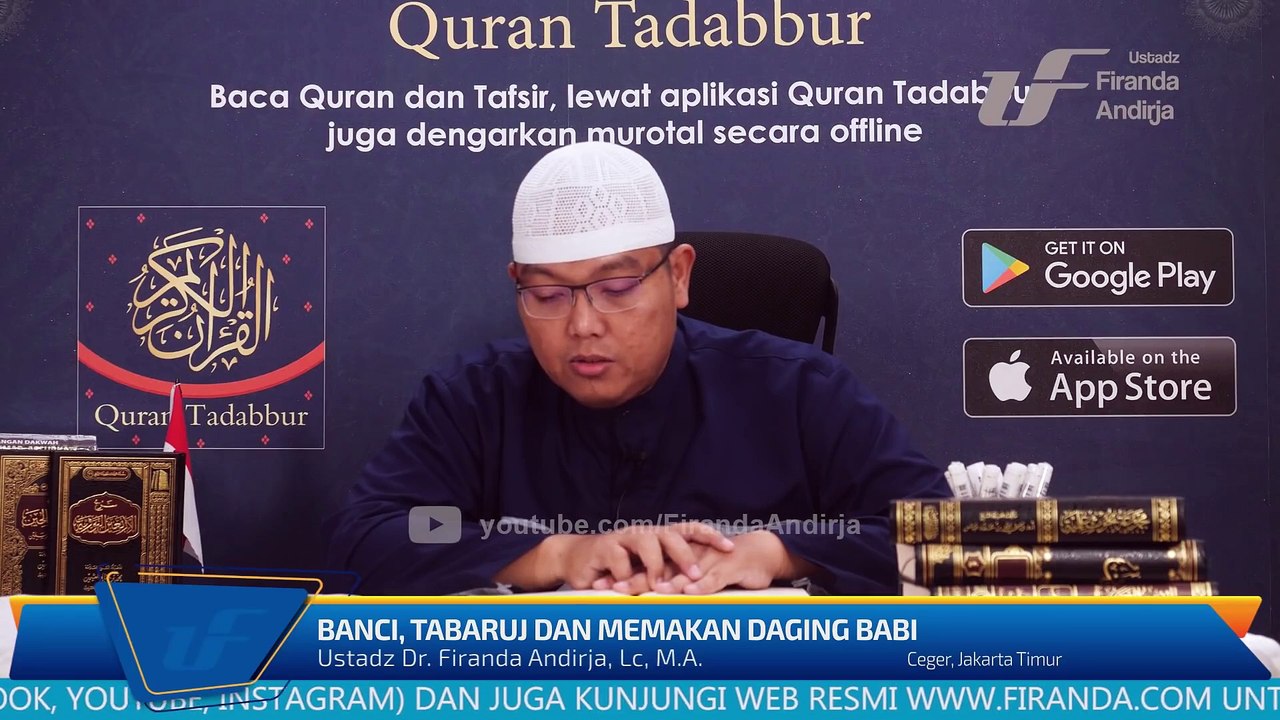 Syarah Kitab Al-Kaba'ir #15 _ Banci, Tabaruj, _ Memakan Daging Babi - Ust Dr. Firanda Andirja M.A