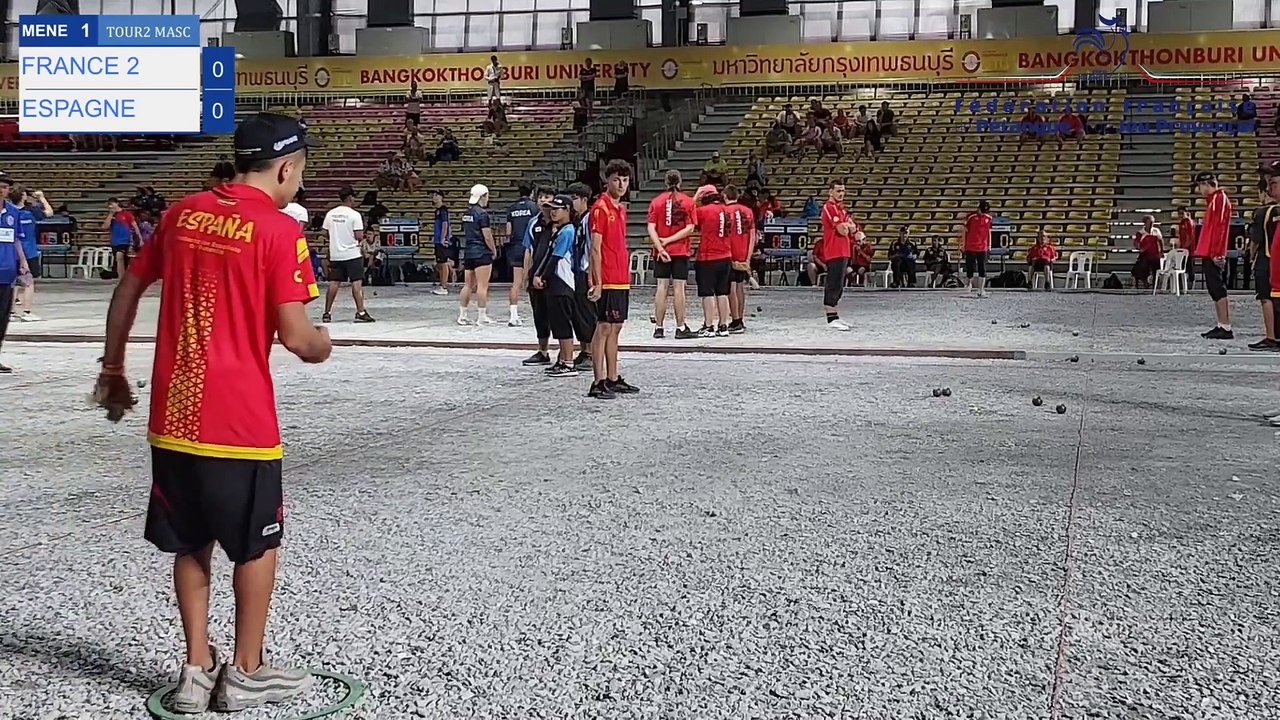CHAMPIONNATS DU MONDE TRIP JEUNES THAILANDE 2023 - FRANCE VS ESPAGNE T2