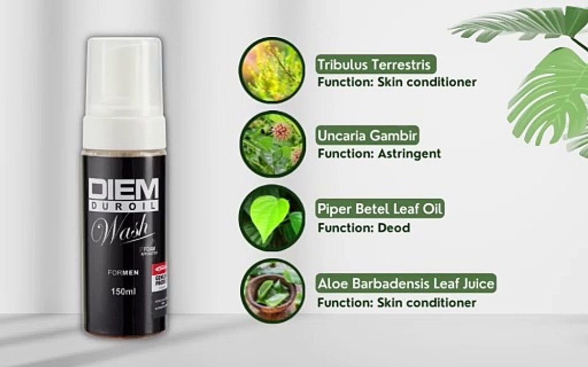 DIEM Duroil Wash: Cleansing and Moisturizing for Men