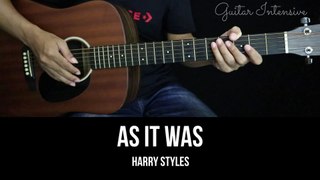 As It Was - Harry Styles | EASY Guitar Tutorial with Chords / Lyrics