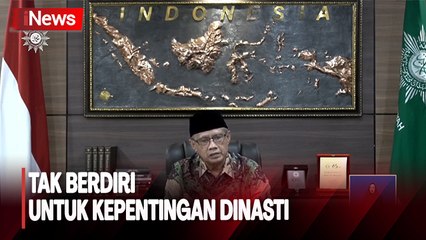 Harapan Ketum Muhammadiyah untuk Presiden Terpilih: Berdiri di Atas Kepentingan Rakyat, Bukan Diri, Kroni dan Dinasti