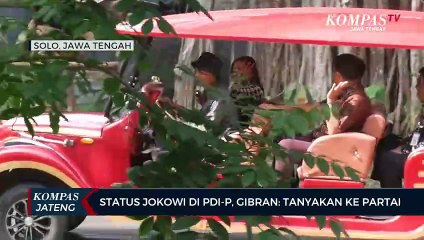 Status Jokowi di PDI-P, Gibran: Tanyakan ke Partai