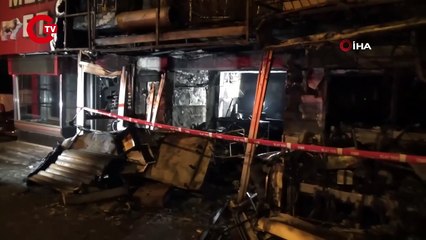 İzmir’de işyeri yangınında kundaklama iddiası
