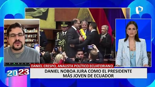 Daniel Crespo sobre discurso de Daniel Noboa: El objetivo sería una reelección en apenas año y medio