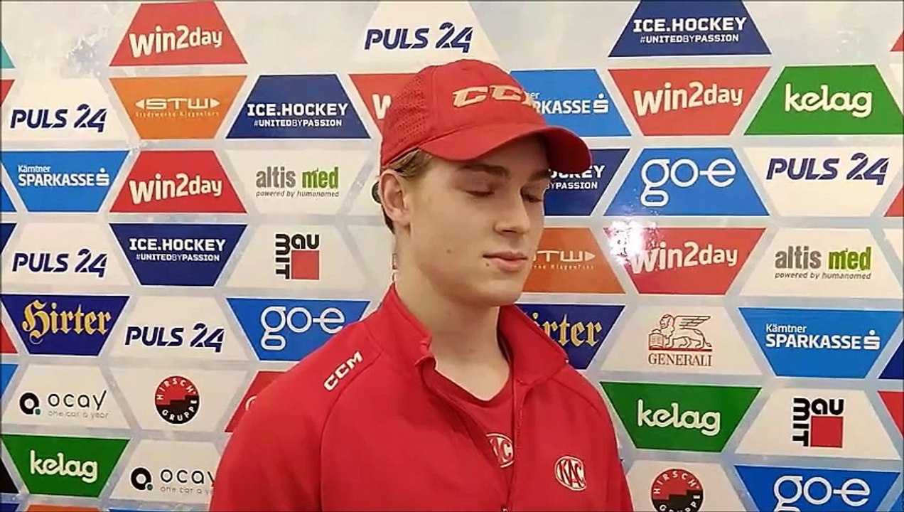 Finn van Ee (KAC) vor dem Duell mit Pustertal