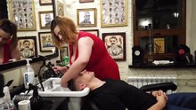 ASMR SLEEP MASSAGE by UKRANIAN LADY BARBER RITA’s SOFT TOUCH
