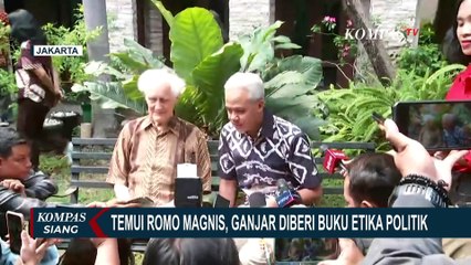 Usai Temui Franz Magnis Suseno, Ganjar Sowan ke Kediaman Wapres ke-11 Boediono
