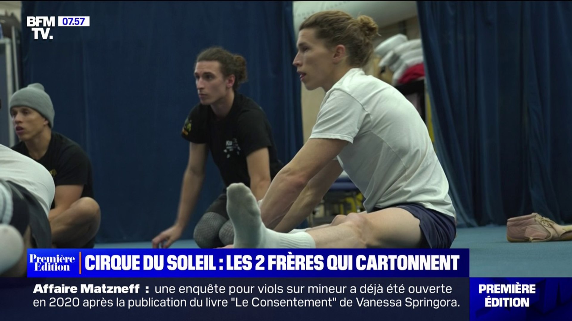 Cirque du Soleil: deux frères français cartonnent avec leur numéro de  gymnastique - Vidéo Dailymotion