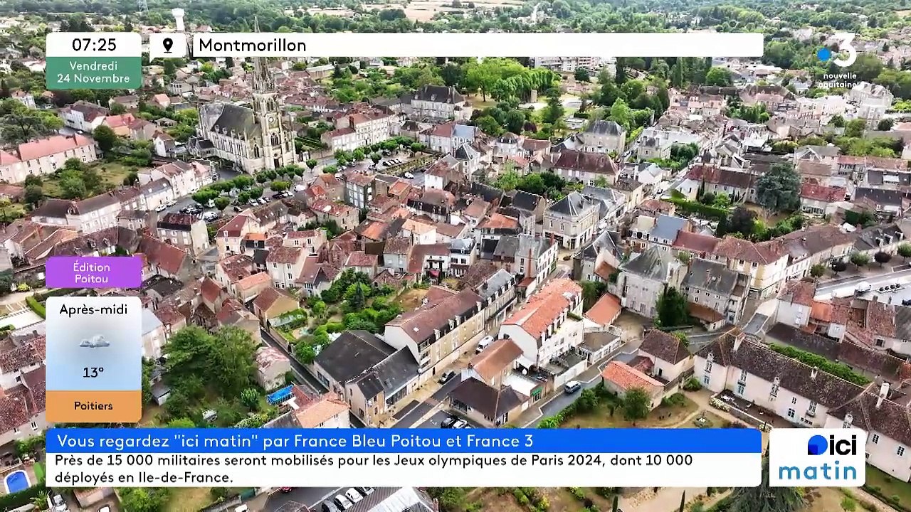 24/11/2023 - Le 6/9 de France Bleu Poitou en vidéo