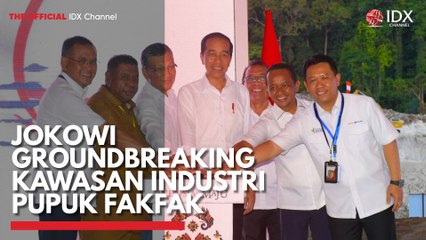 Jokowi Groundbreaking Kawasan Industri Pupuk Fakfak