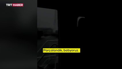 Batan gemiden son anons: Bize yardım edin, batıyoruz