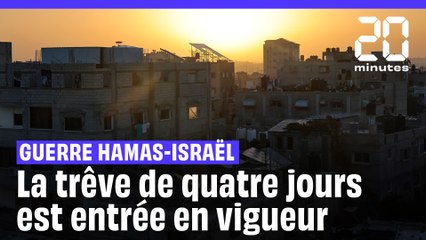 La trêve de quatre jours est entrée en vigueur dans la bande de Gaza #shorts