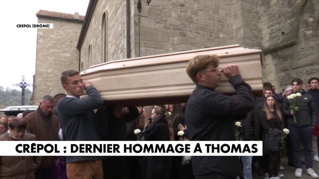 Mort du jeune Thomas à Crépol : les obsèques du jeune garçon de 16 ans ont commencé à Saint-Donat-sur-l’Herbasse