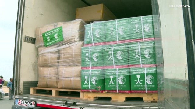 شاهد: أولى شاحنات المساعدات تدخل غزة بعد بدء سريان الهدنة بين حماس وإسرائيل