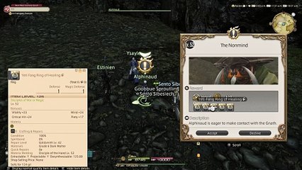 Final Fantasy 14 - The Nonmind | Heavensward Main Scenario Quest | 4K60FPS