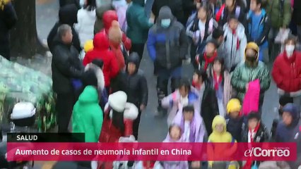 La OMS pide más información a China ante el aumento de casos de neumonía infantil