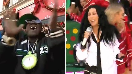 Watch: Flavor Flav’s iconic reaction to Cher’s Thanksgiving parade performance