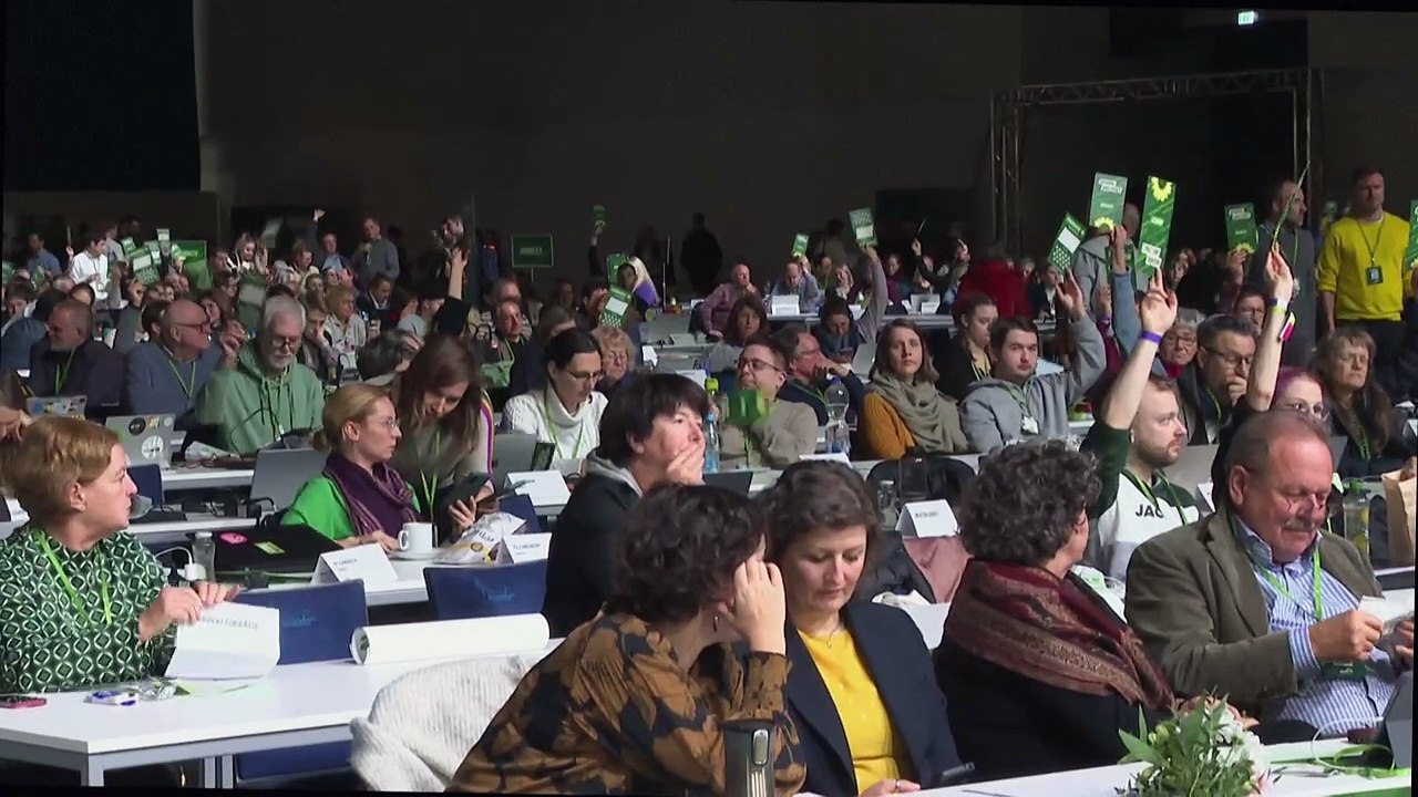 Grünen-Parteitag: Spitzenpolitiker werben für Regierungskurs