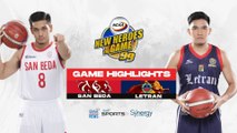 NCAA Season 99 Men's Basketball San Beda vs Letran (Highlights) | NCAA Season 99