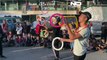 Watch: Acrobats entertain children at a school for displaced in Rafah